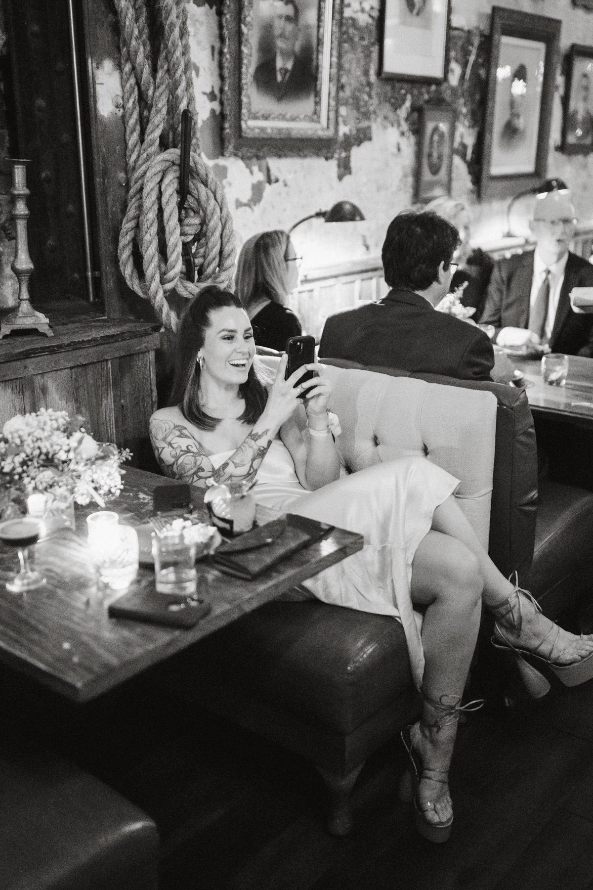 philadelphia wedding photographer at restaurant venue