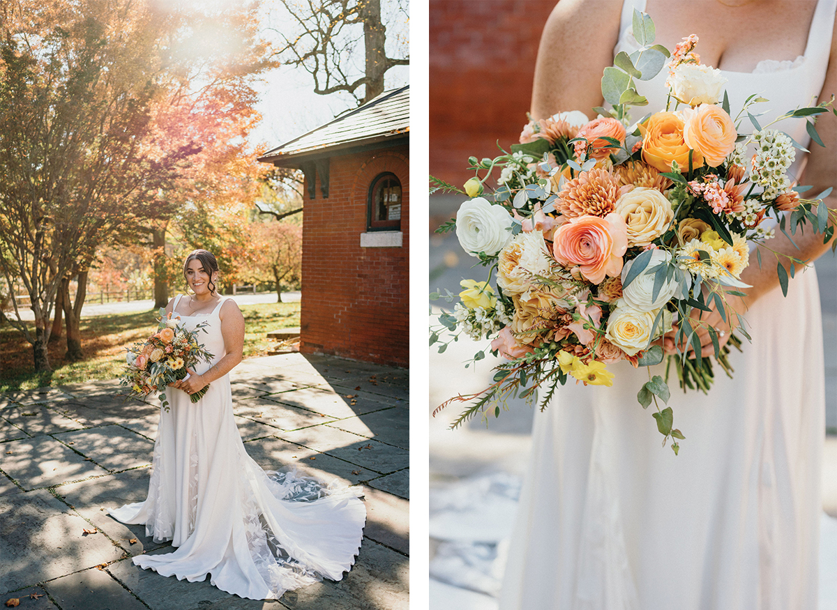 Golden hour portraits by wedding videographer Philadelphia