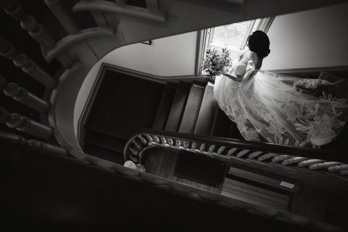 Documentary-style prep photo in Portico