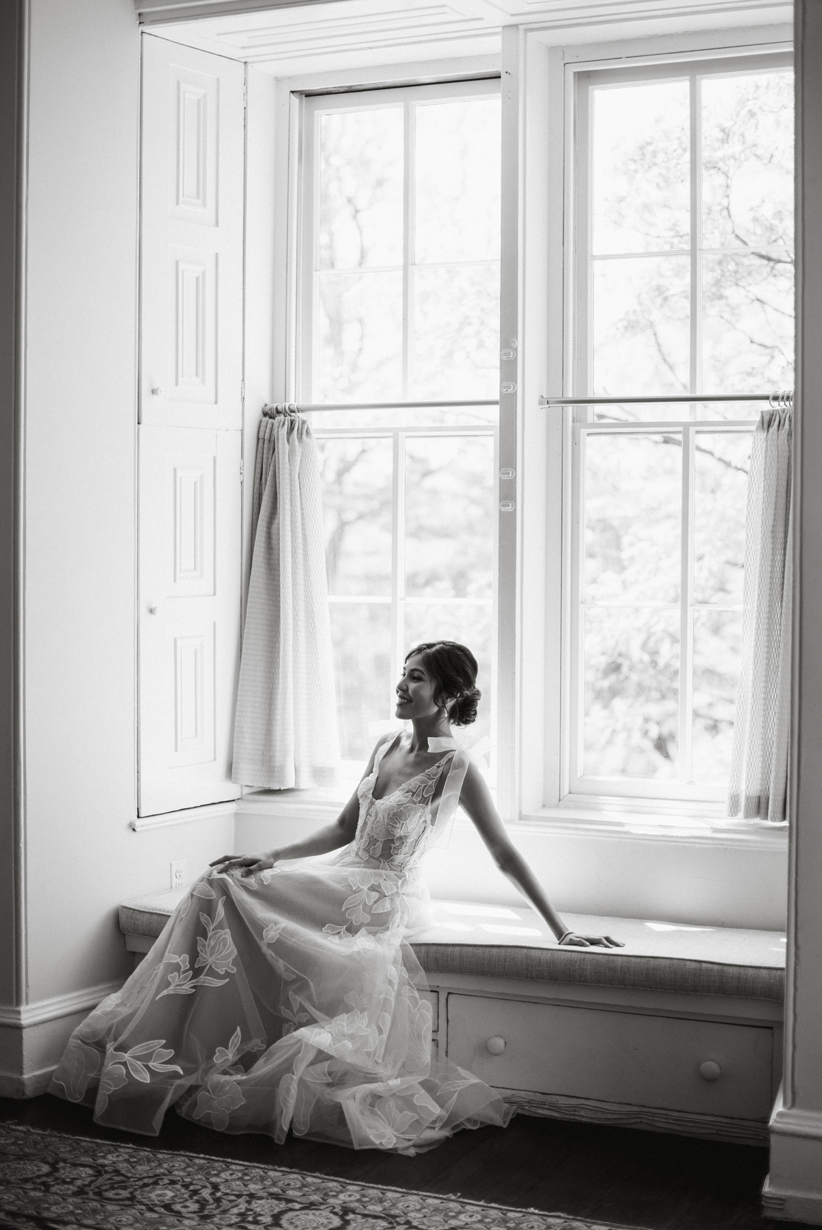 Artistic bride portrait by Philly photographer