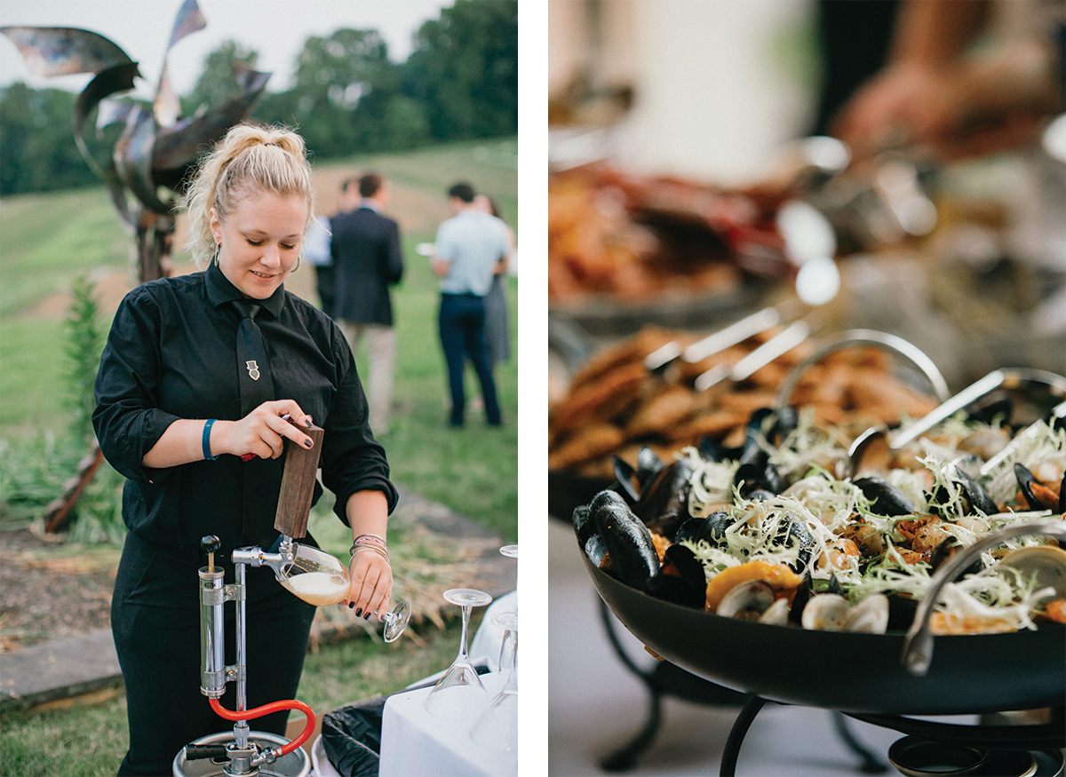private estate wedding catering 