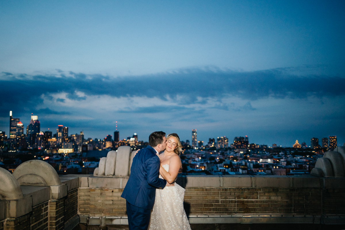 Urban rooftop wedding vibes at Bok, a top Philadelphia wedding venue with a view
