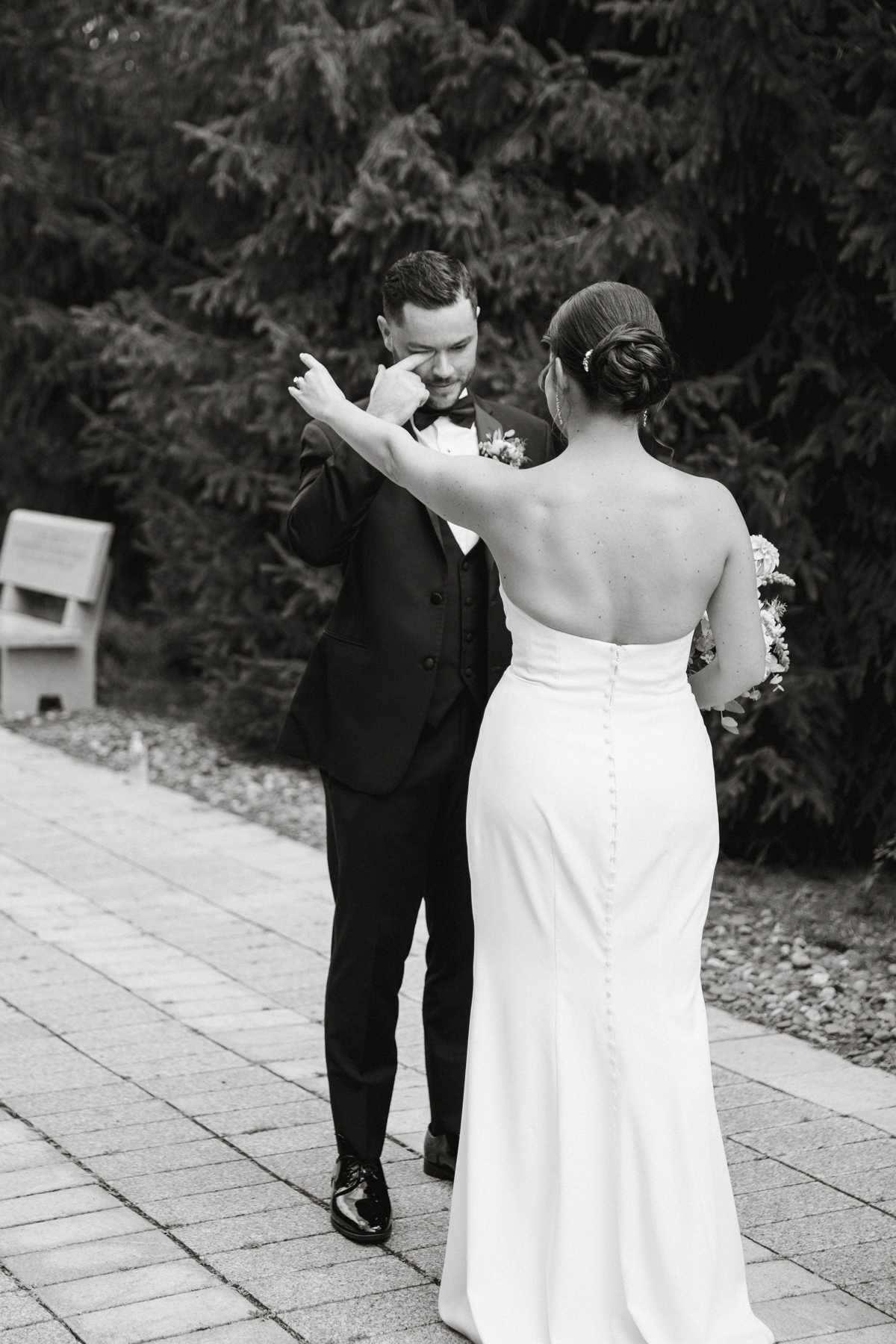 candid moment captured by philadelphia wedding videographer