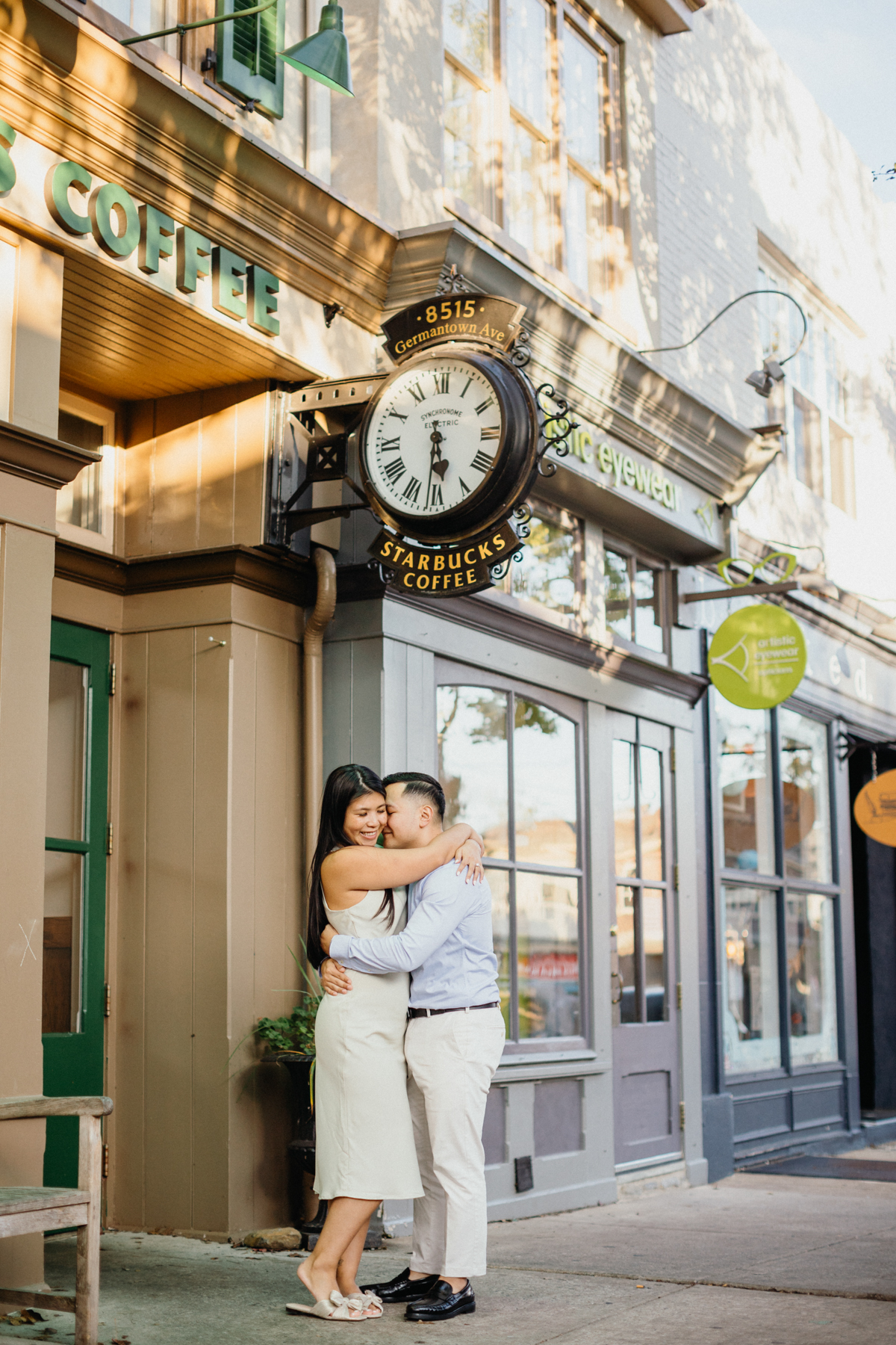 chestnut hill engagement session