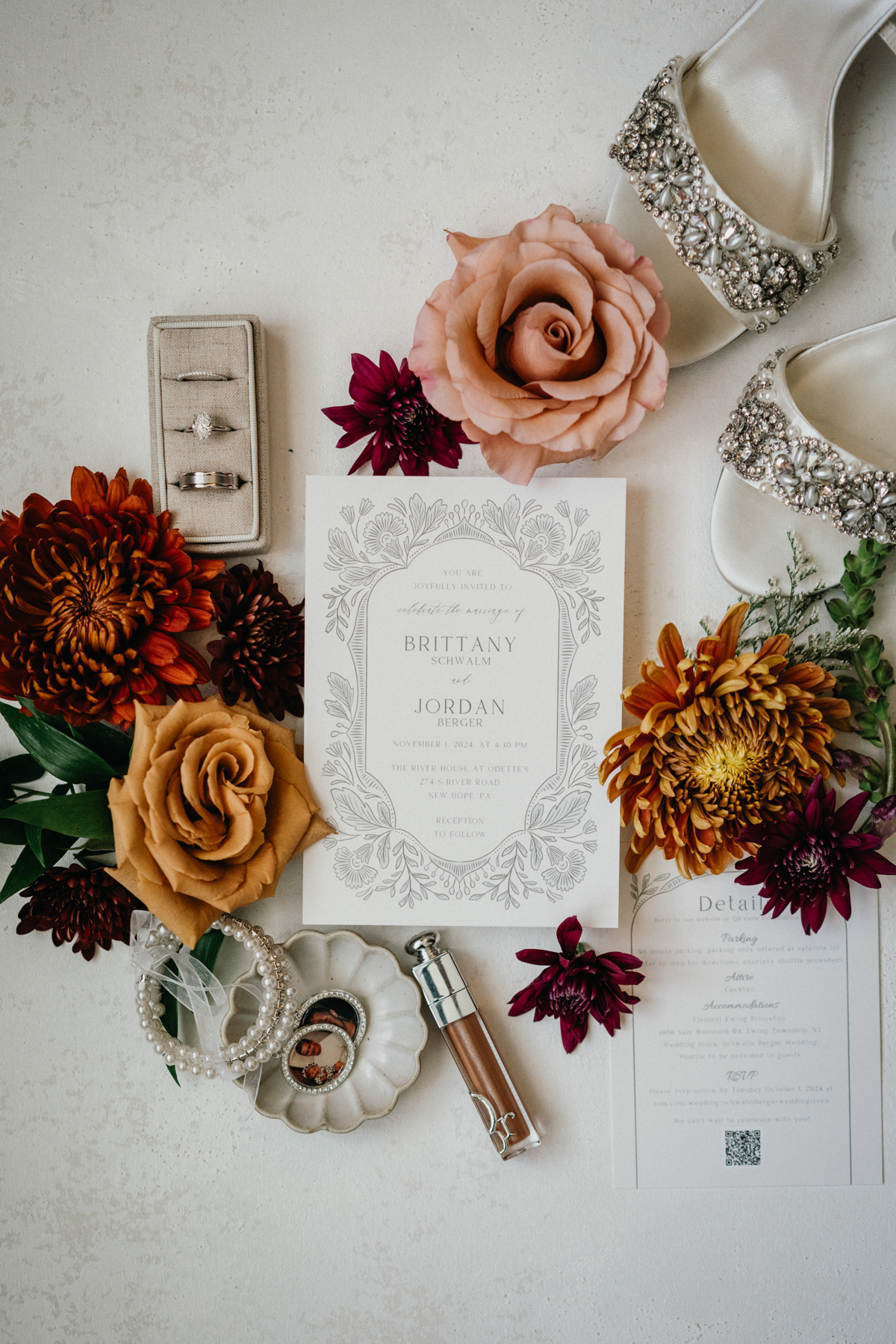 fall wedding in new hope