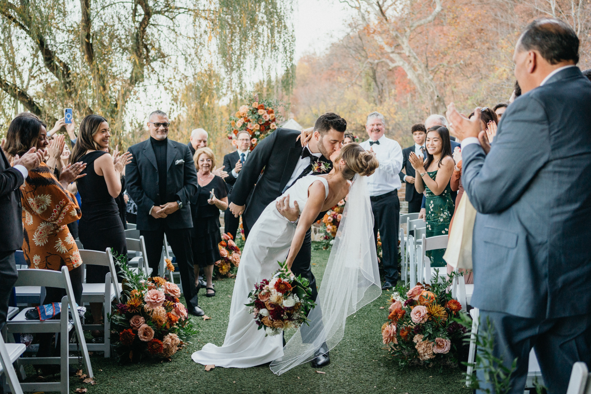 waterfront ceremony at new hope wedding venue