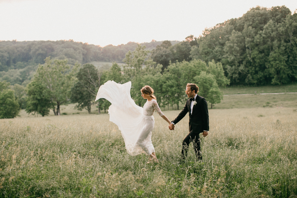 elevated backyard wedding