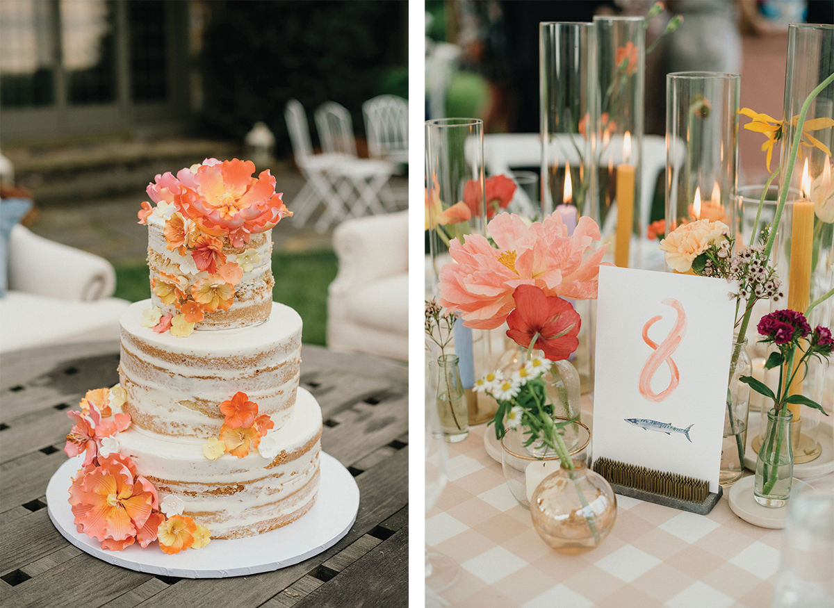 spring luxury private garden wedding