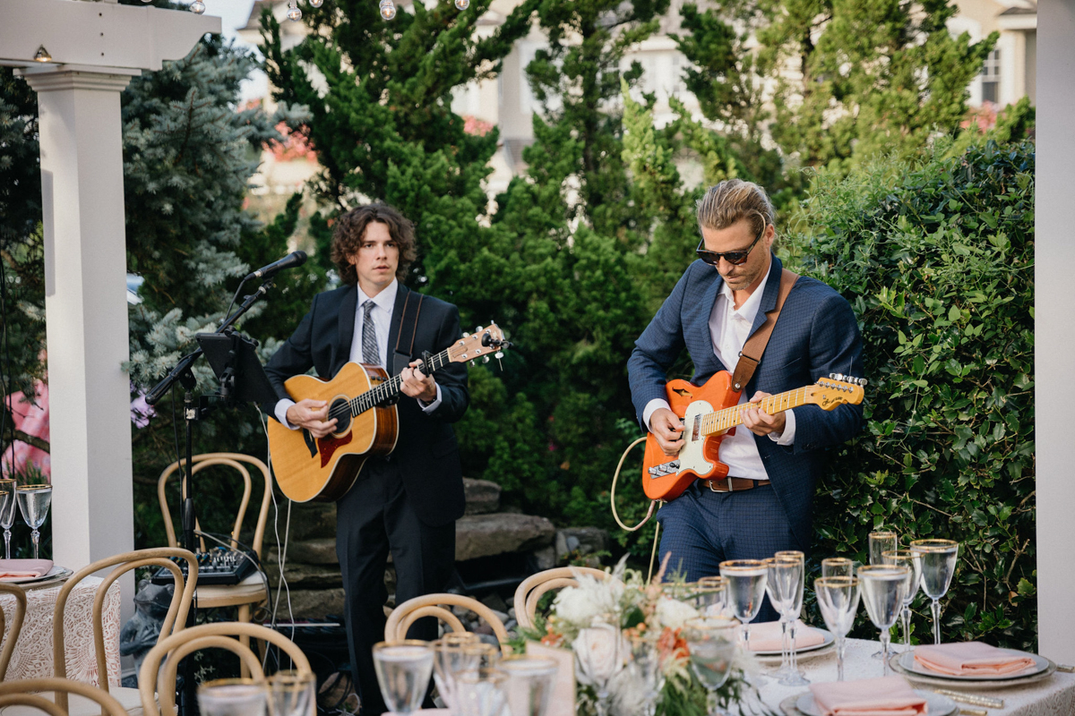 high end backyard wedding avalon new jersey