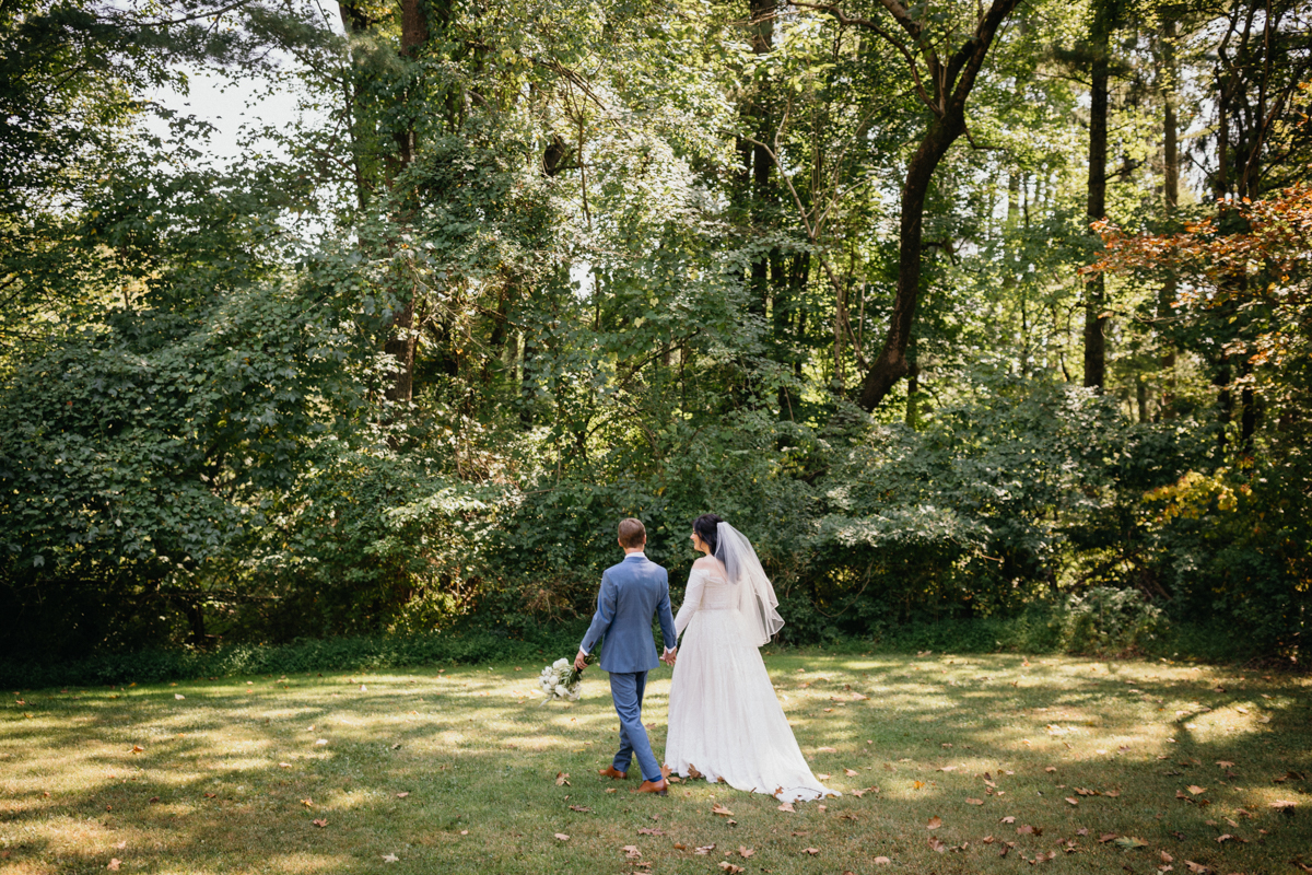 Rustic outdoor wedding with scenic views at Grace Winery