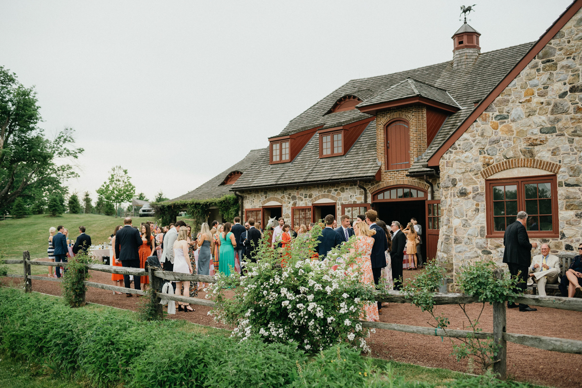 luxury backyard farm wedding