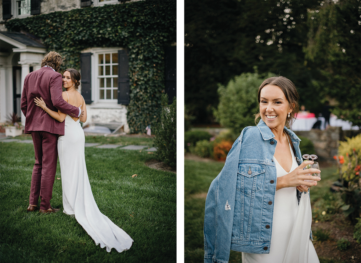 elegant backyard private estate wedding