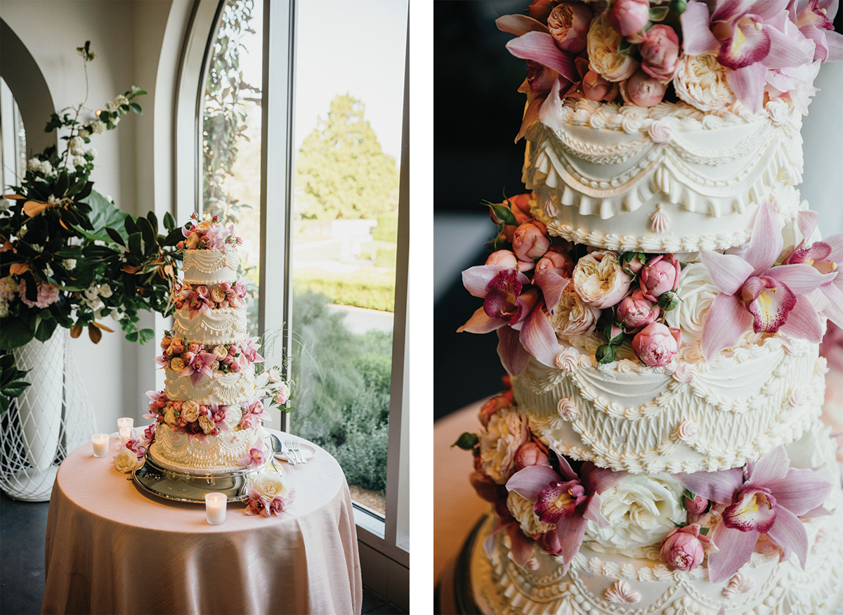 luxury vintage wedding cake philadelphia