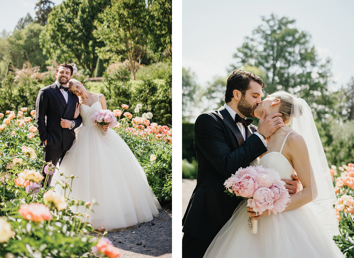wedding portraits at longwood wedding 