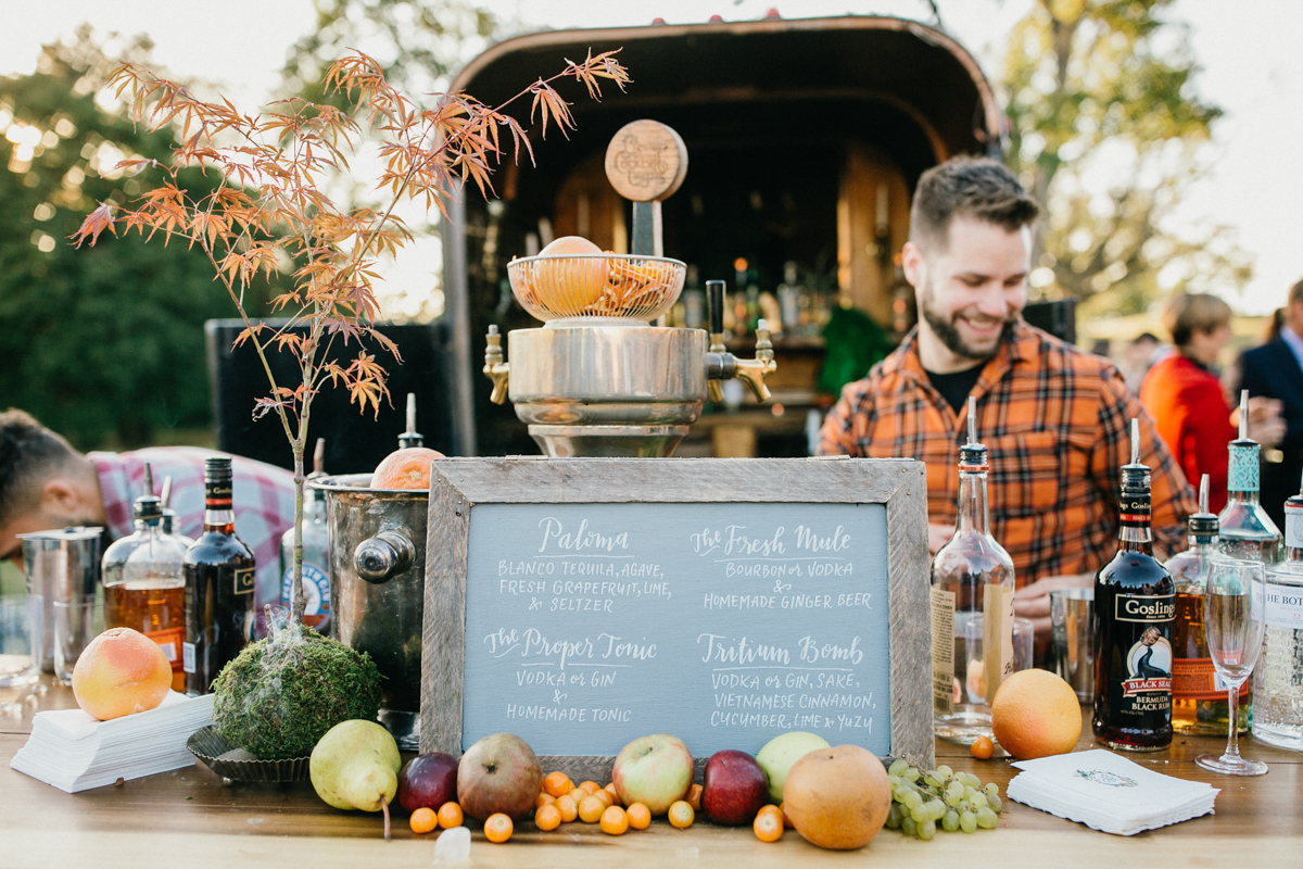fall luxury backyard wedding 