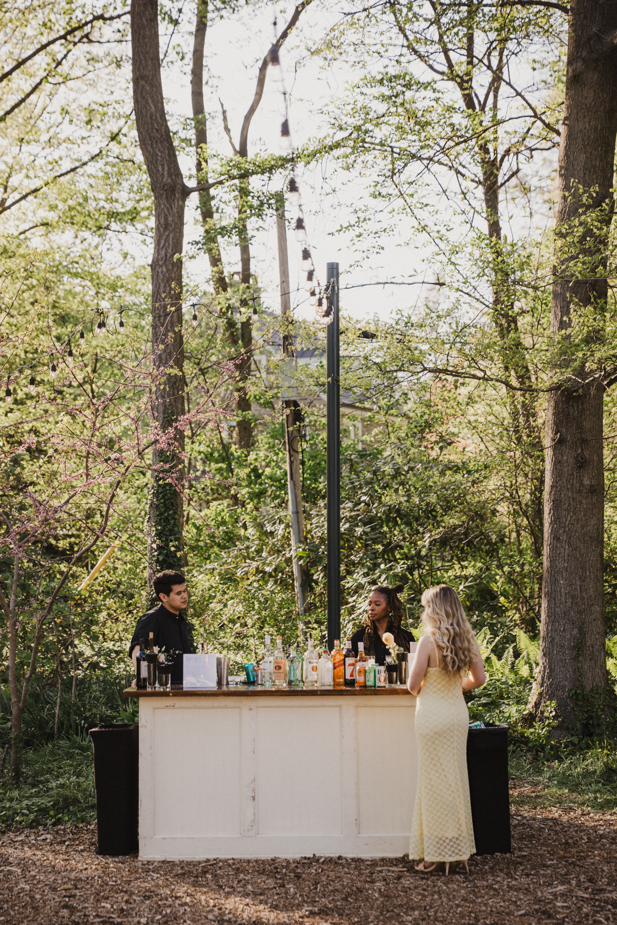 Cocktail hour in Awbury garden