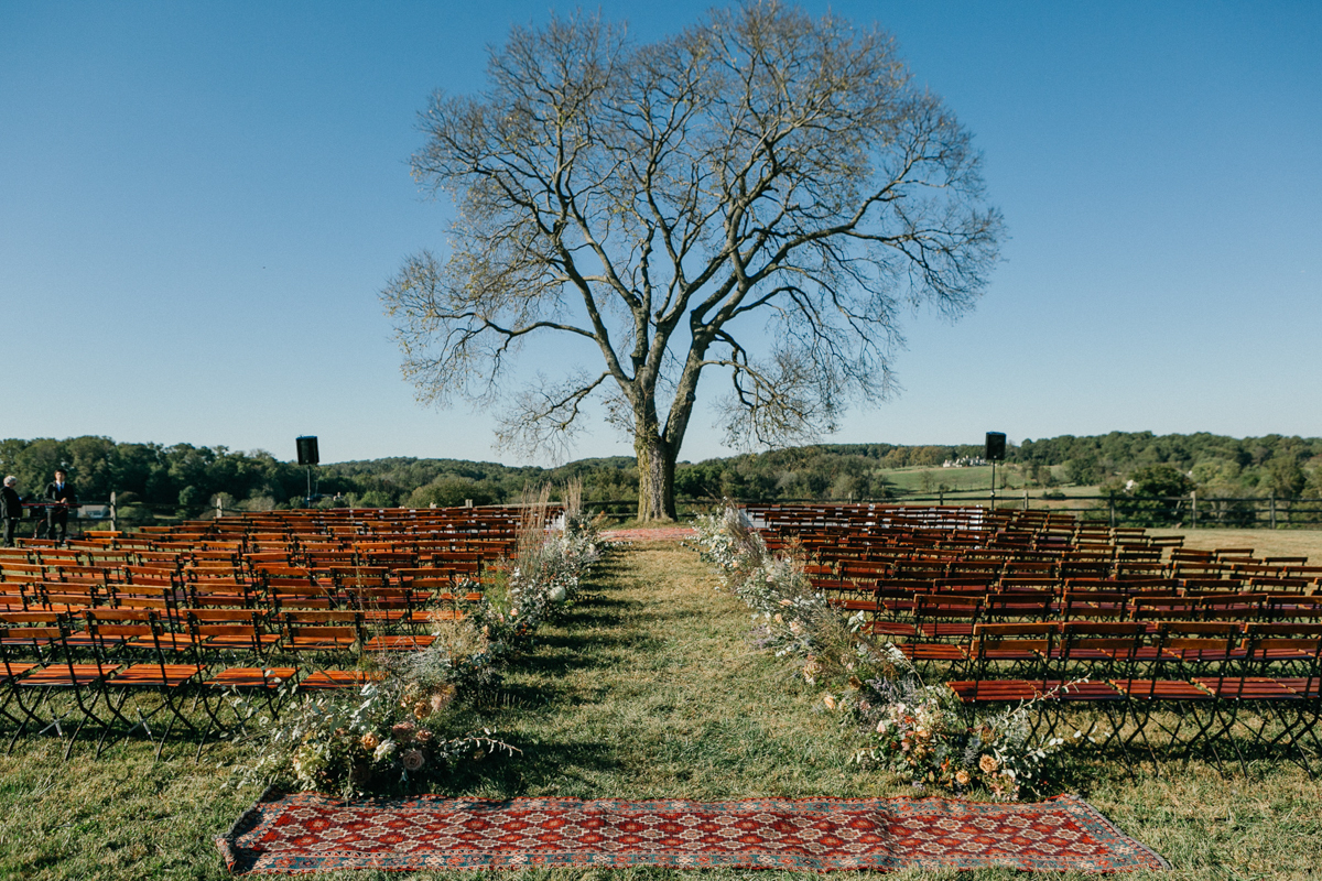 luxury backyard wedding in pennsylvania