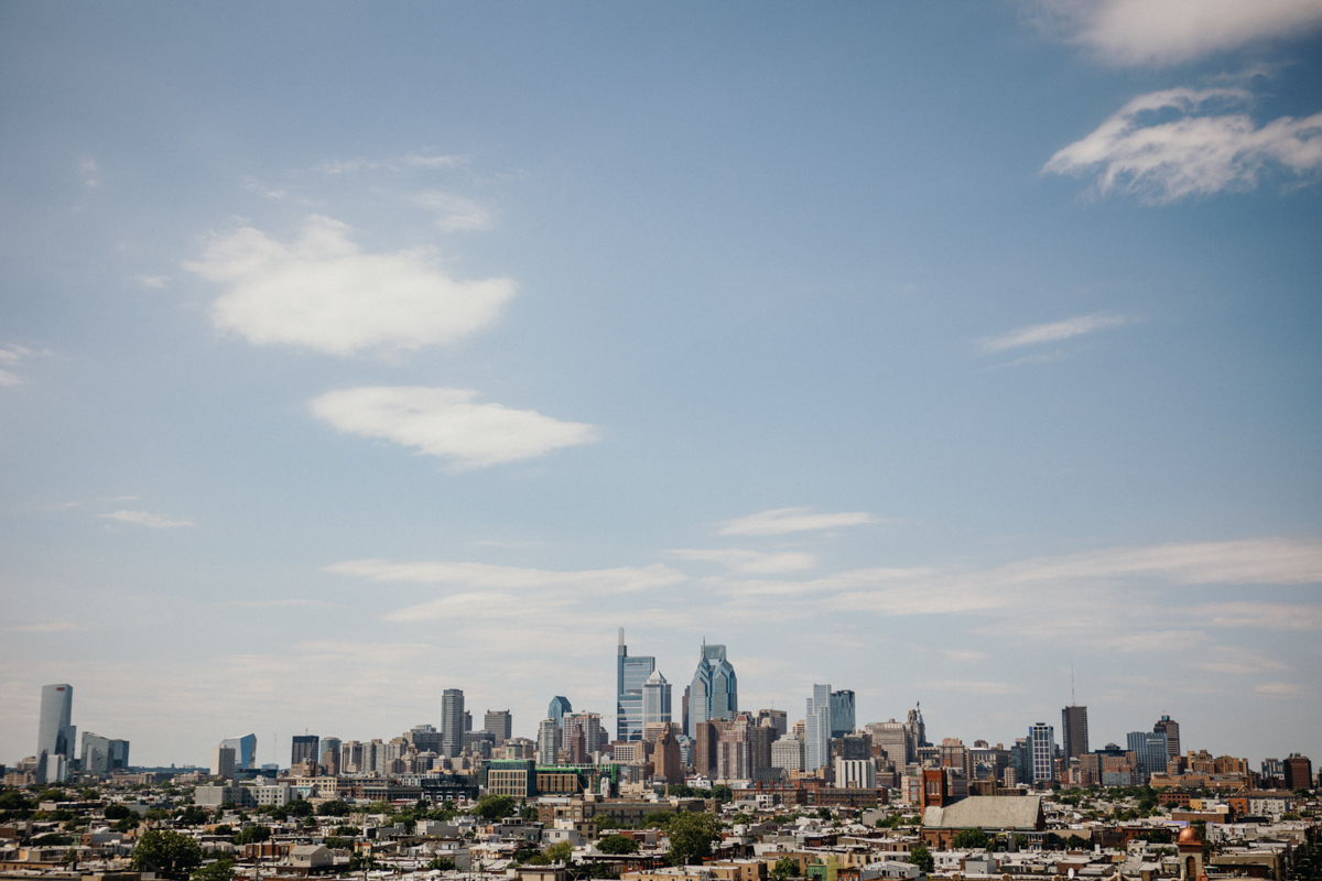 Wedding ceremony at Bok, one of the best Philadelphia venues with a view