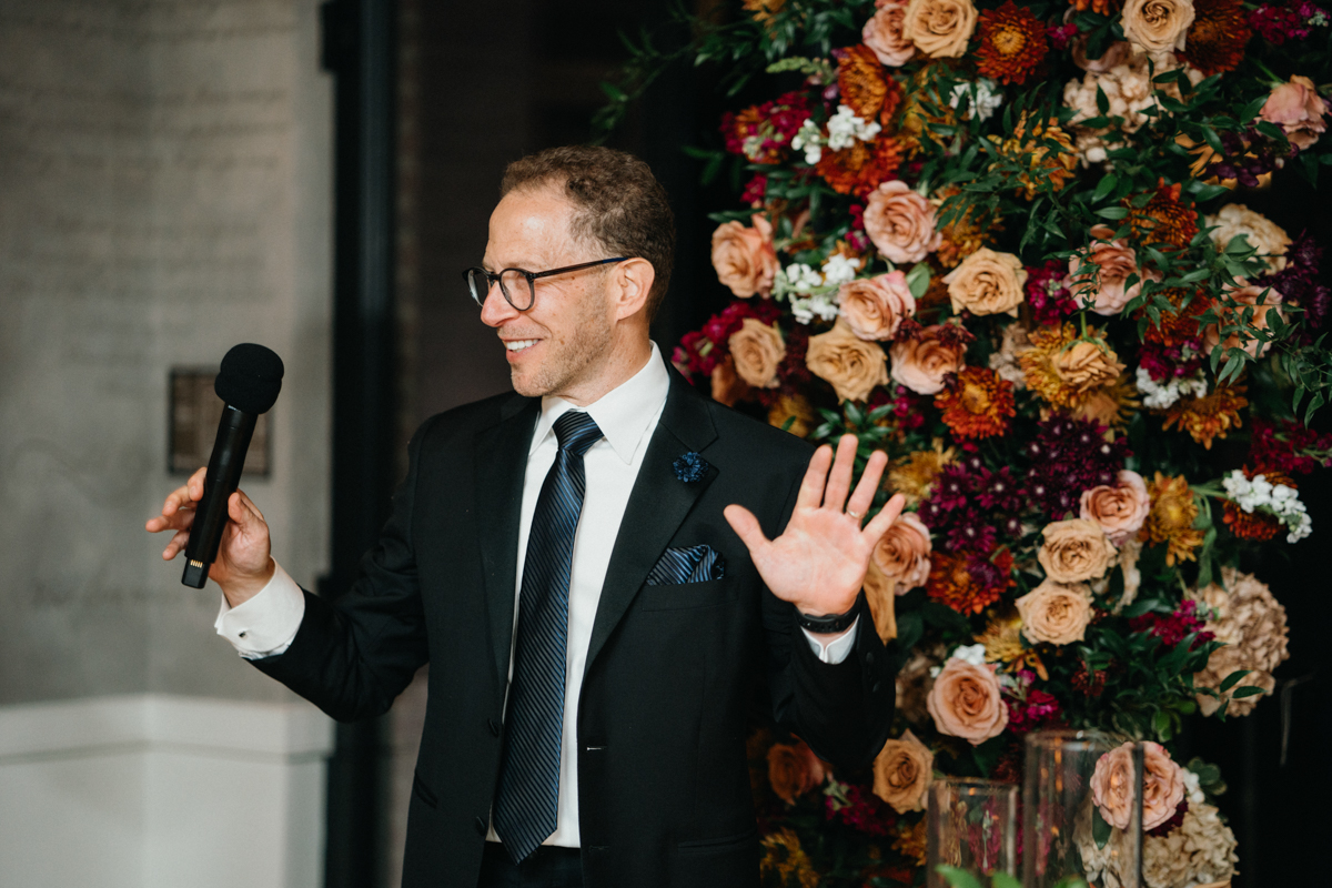 wedding speeches at river house in new hope