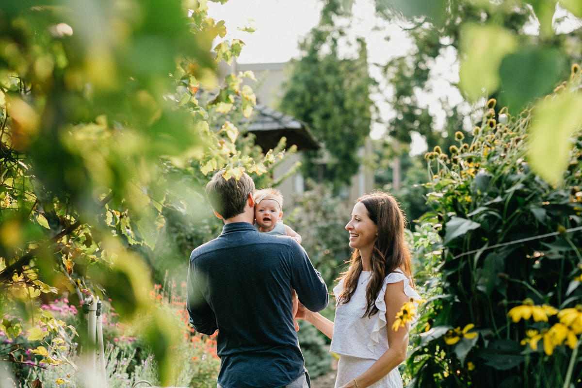Outdoor lifestyle session by Philadelphia newborn photographer