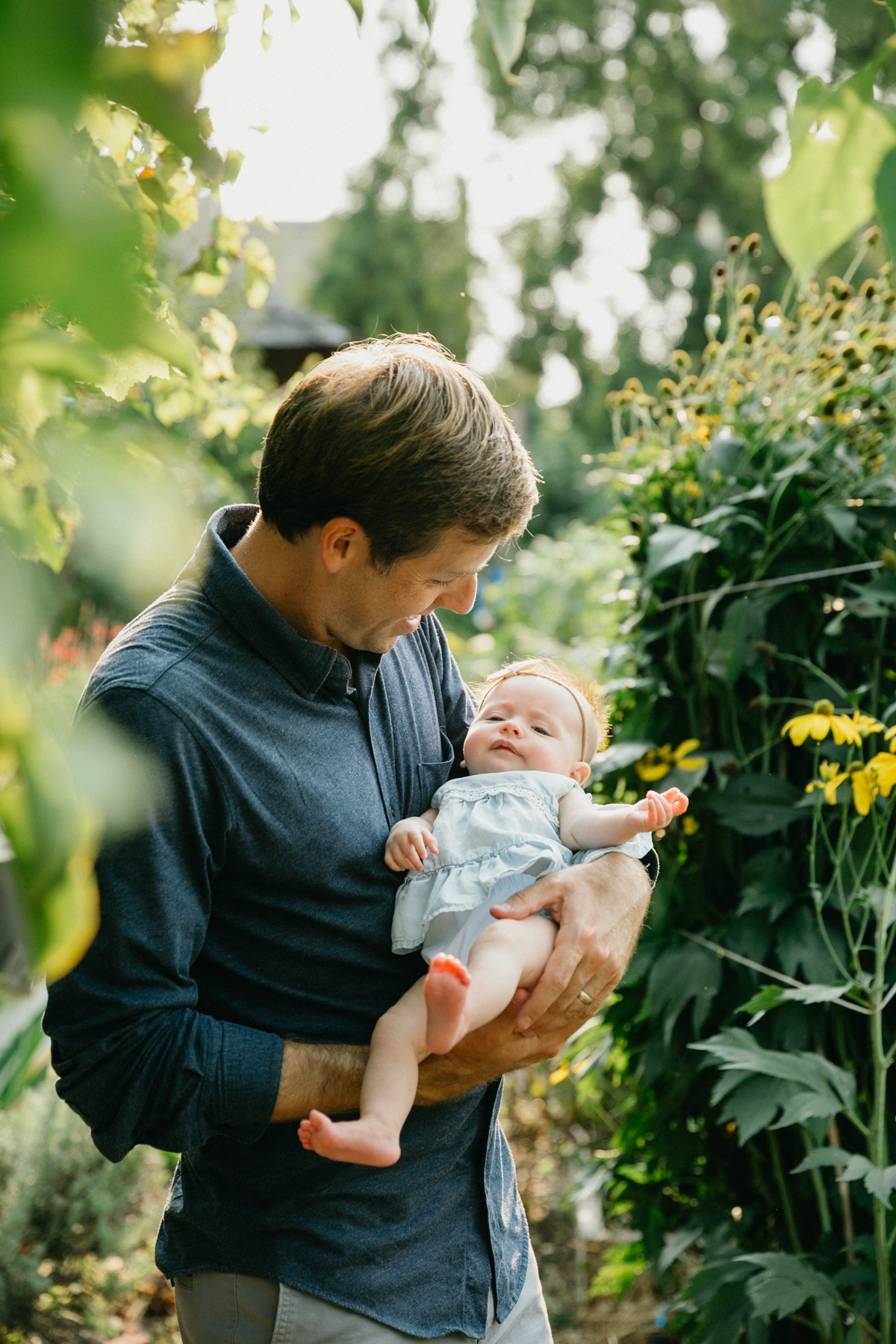 Baby girl photographed by Bucks County newborn photographer