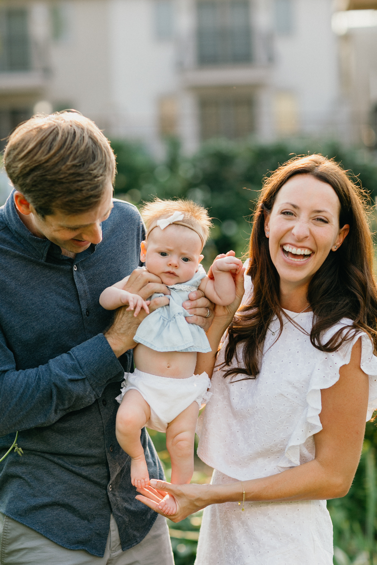 Outdoor baby session with top Philadelphia newborn photographer
