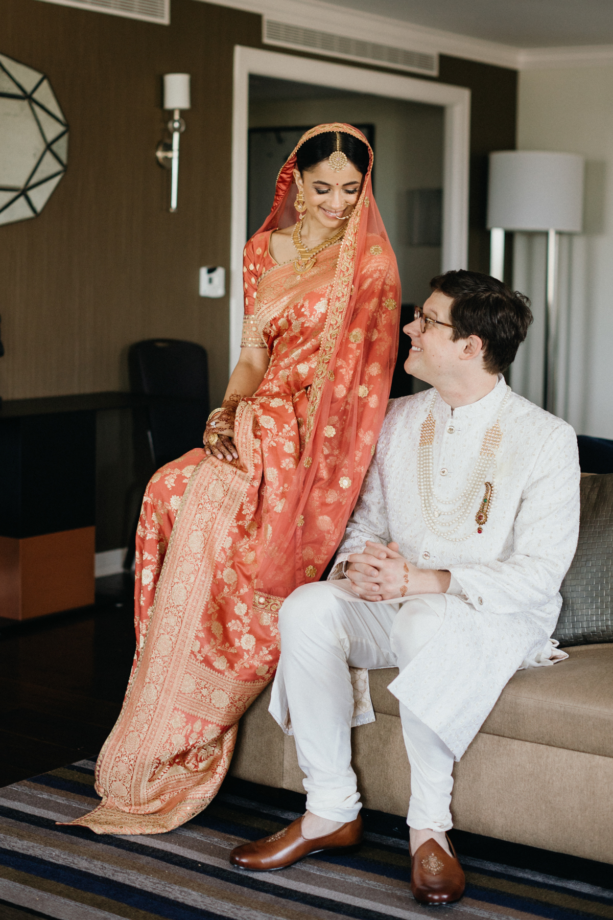 Philadelphia Hindu wedding portraits