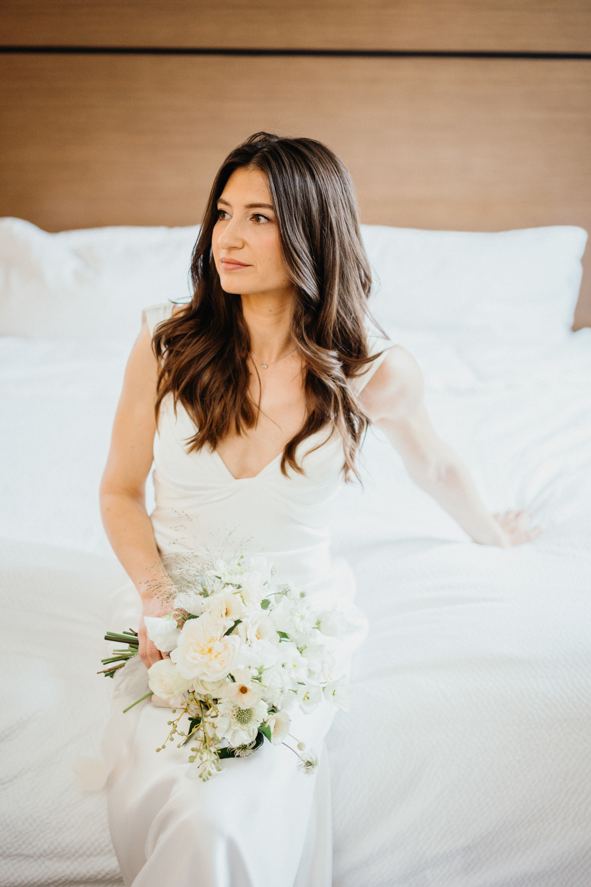 Bride’s final touches before Philadelphia wedding ceremony