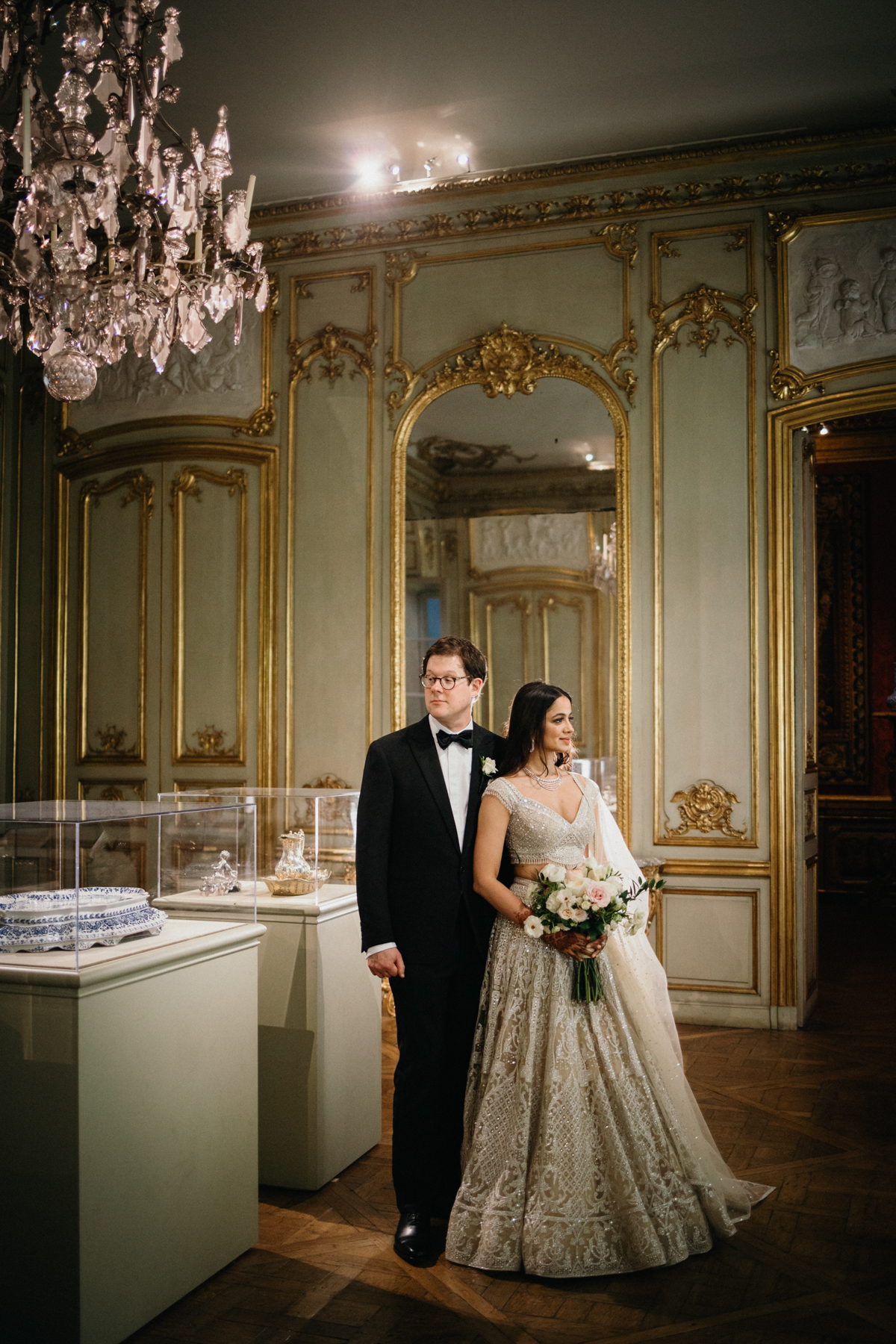 Philadelphia Indian wedding reception portraits
