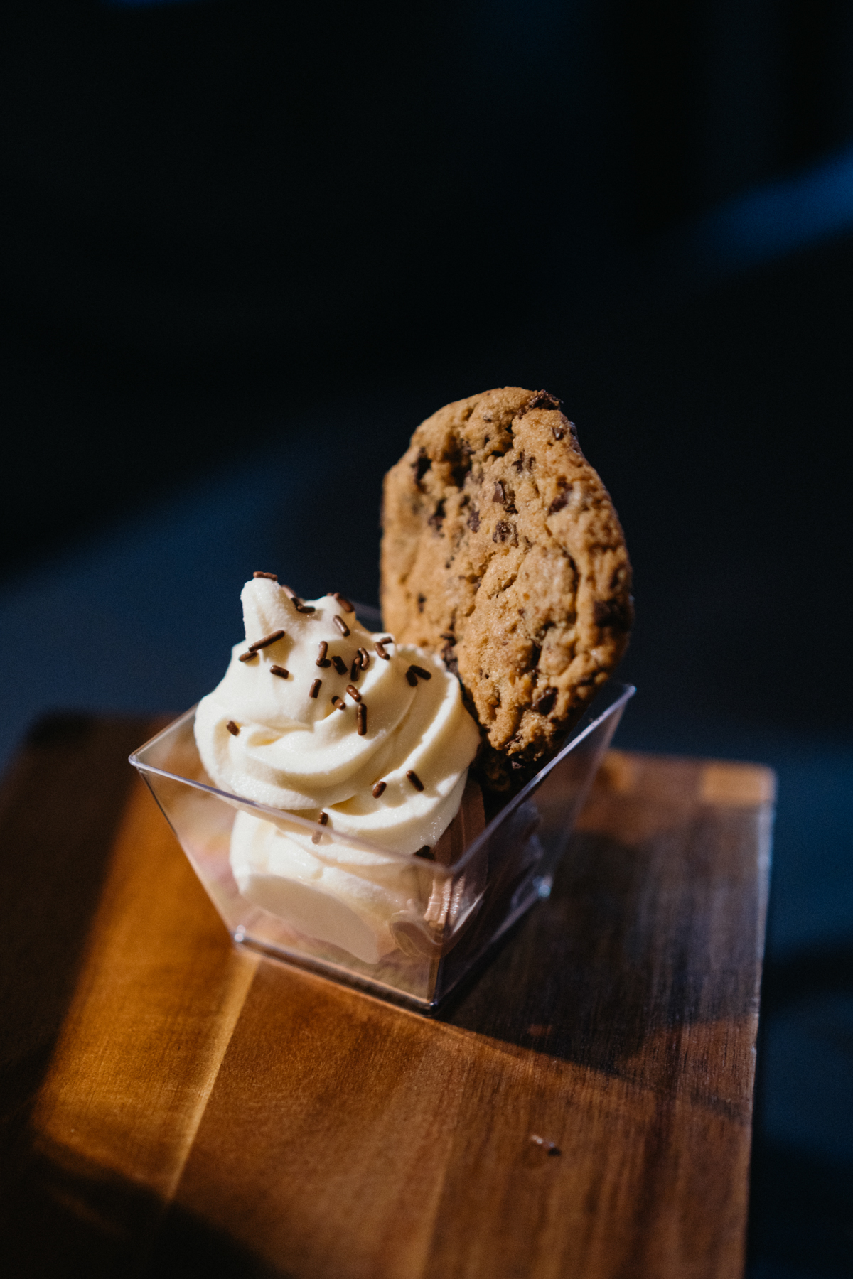 cookies and milk wedding dessert