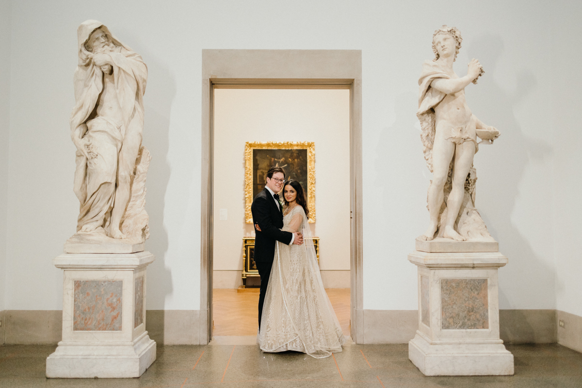 philly art museum wedding portraits