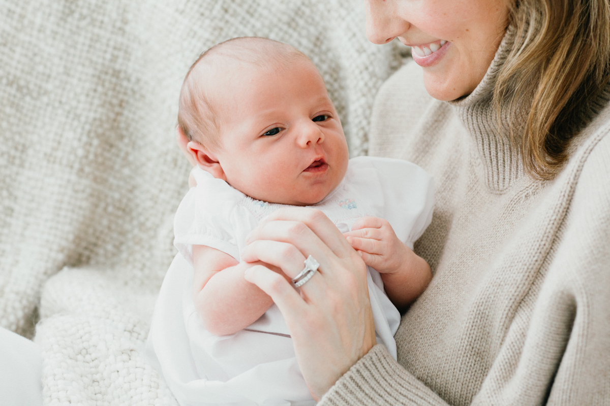 Philly newborn photographer sweet newborn details close-up