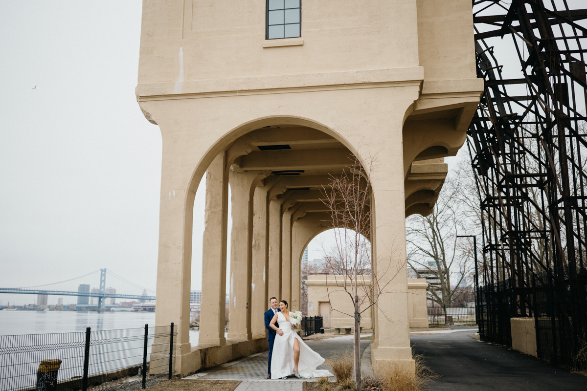 Bright and open industrial ceremony