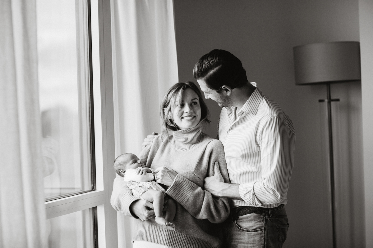 Philadelphia baby photographer capturing baby girl’s tiny features
