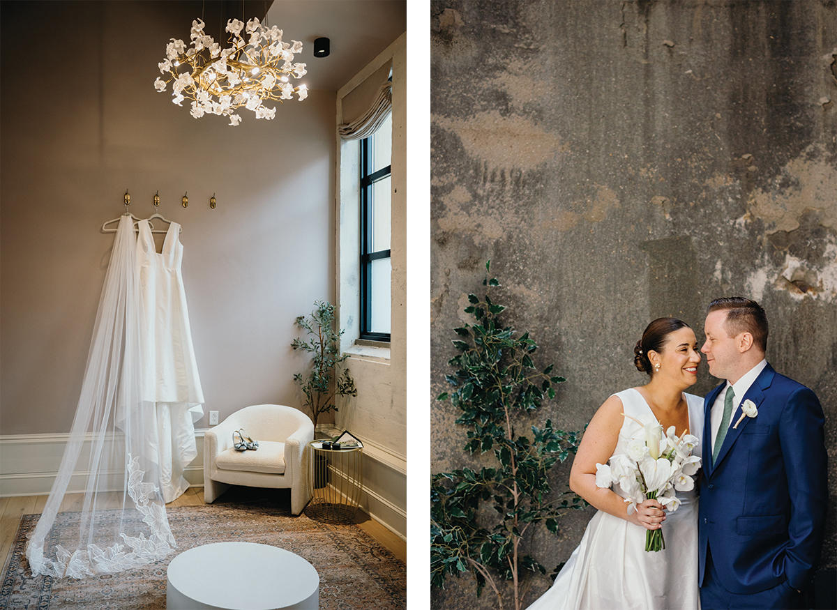 Chic industrial wedding in Philadelphia