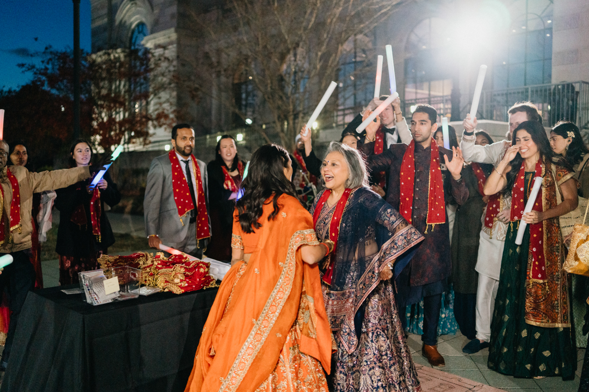 joint indian wedding baraat
