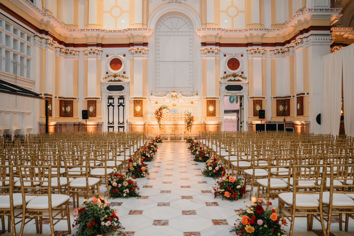 please touch museum wedding ceremony