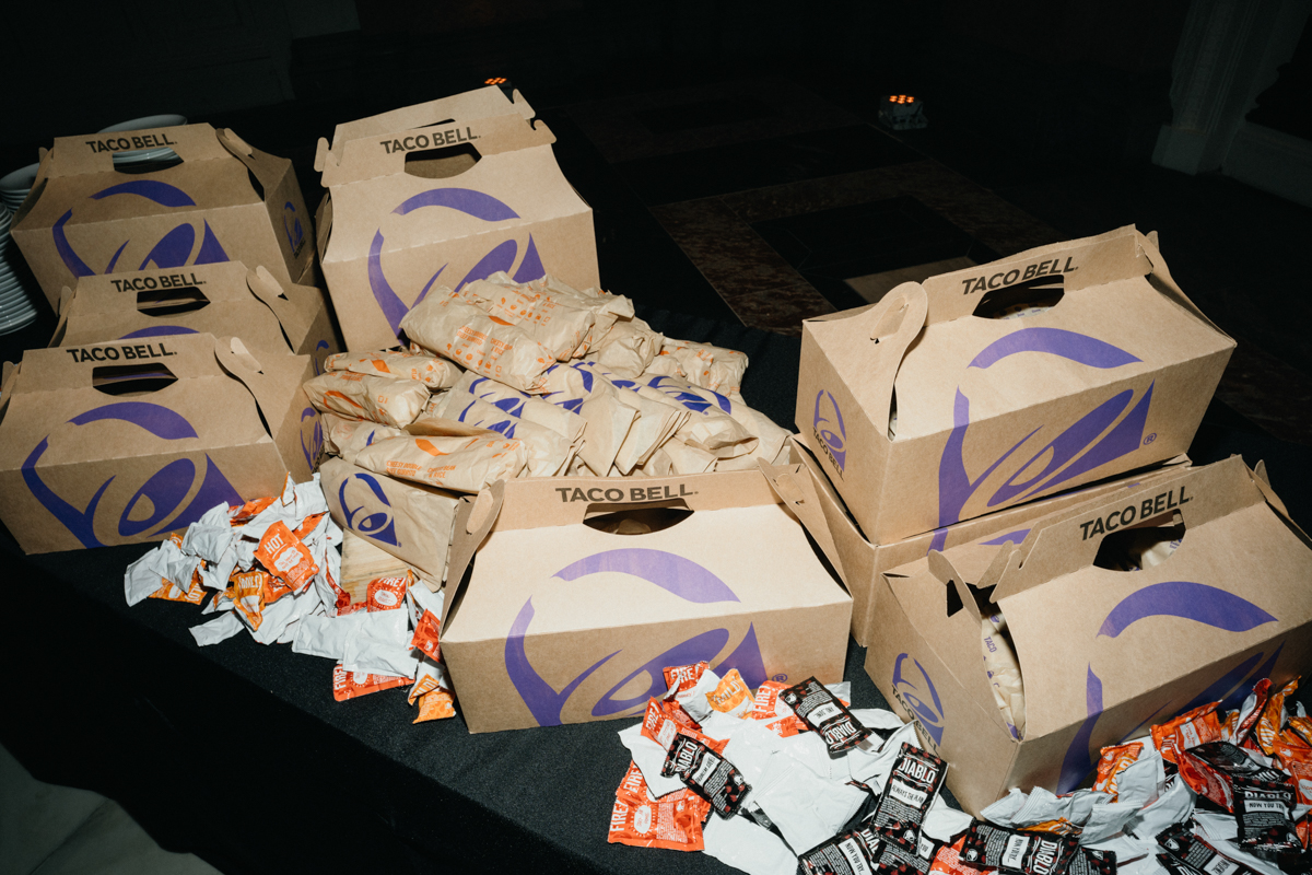 late night taco bell wedding