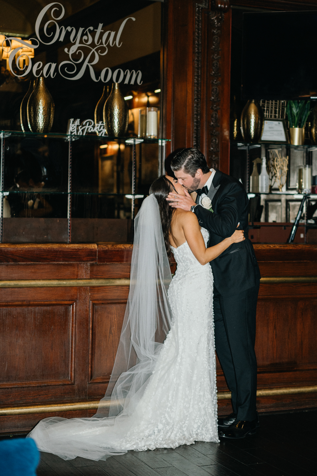 crystal tea room wedding photos