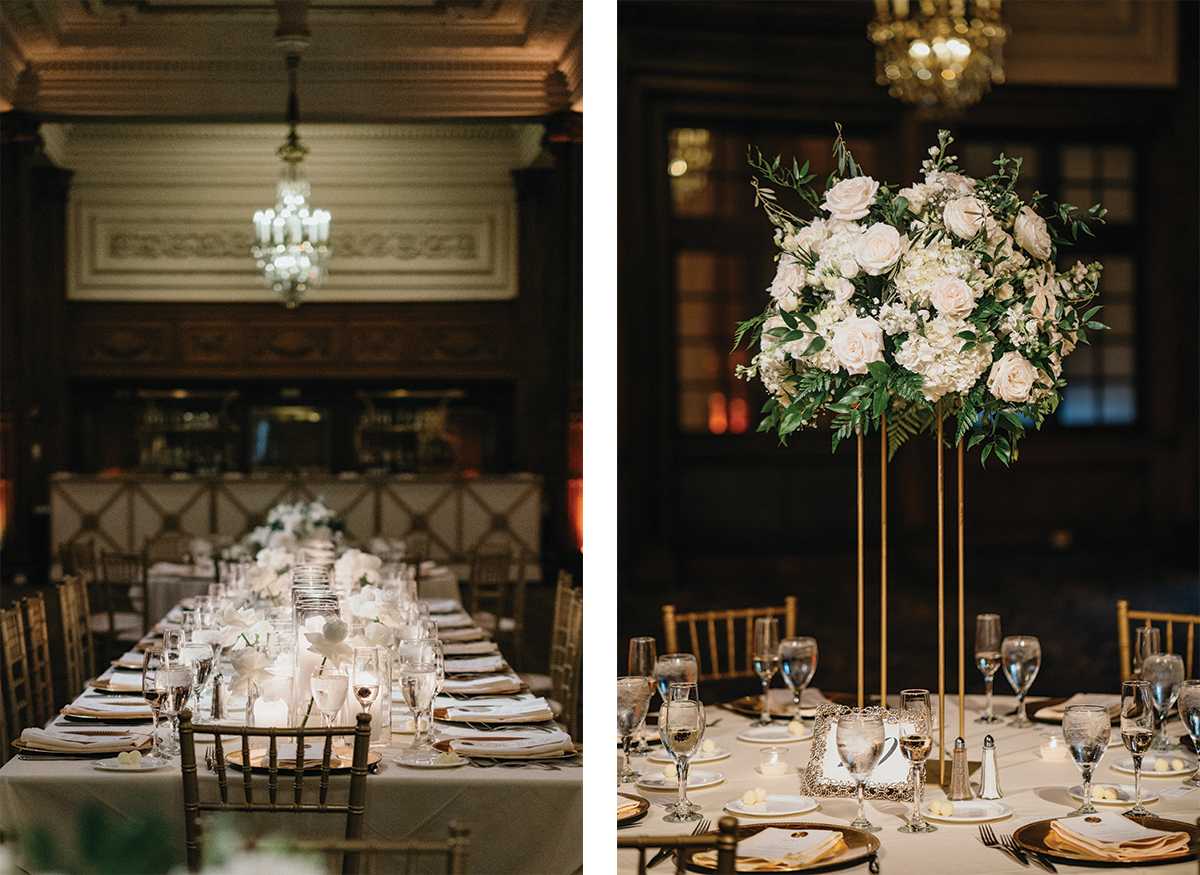 crystal tea room wedding reception
