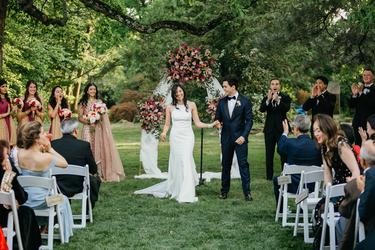 waterfront garden wedding philly