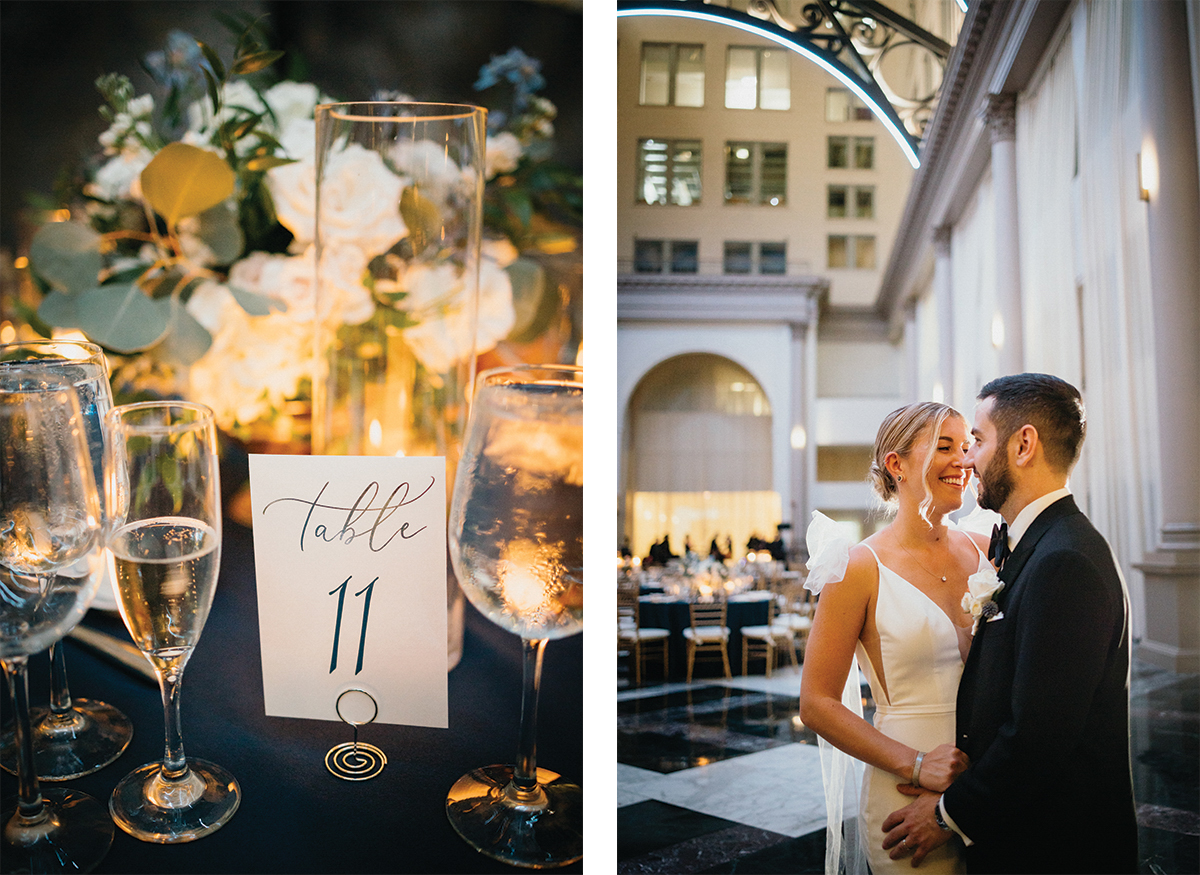 philly wedding - curtis atrium