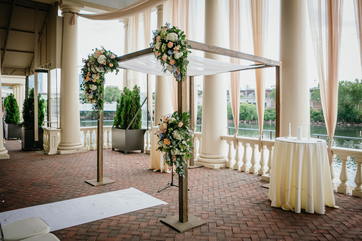 waterfront wedding venues - high glam