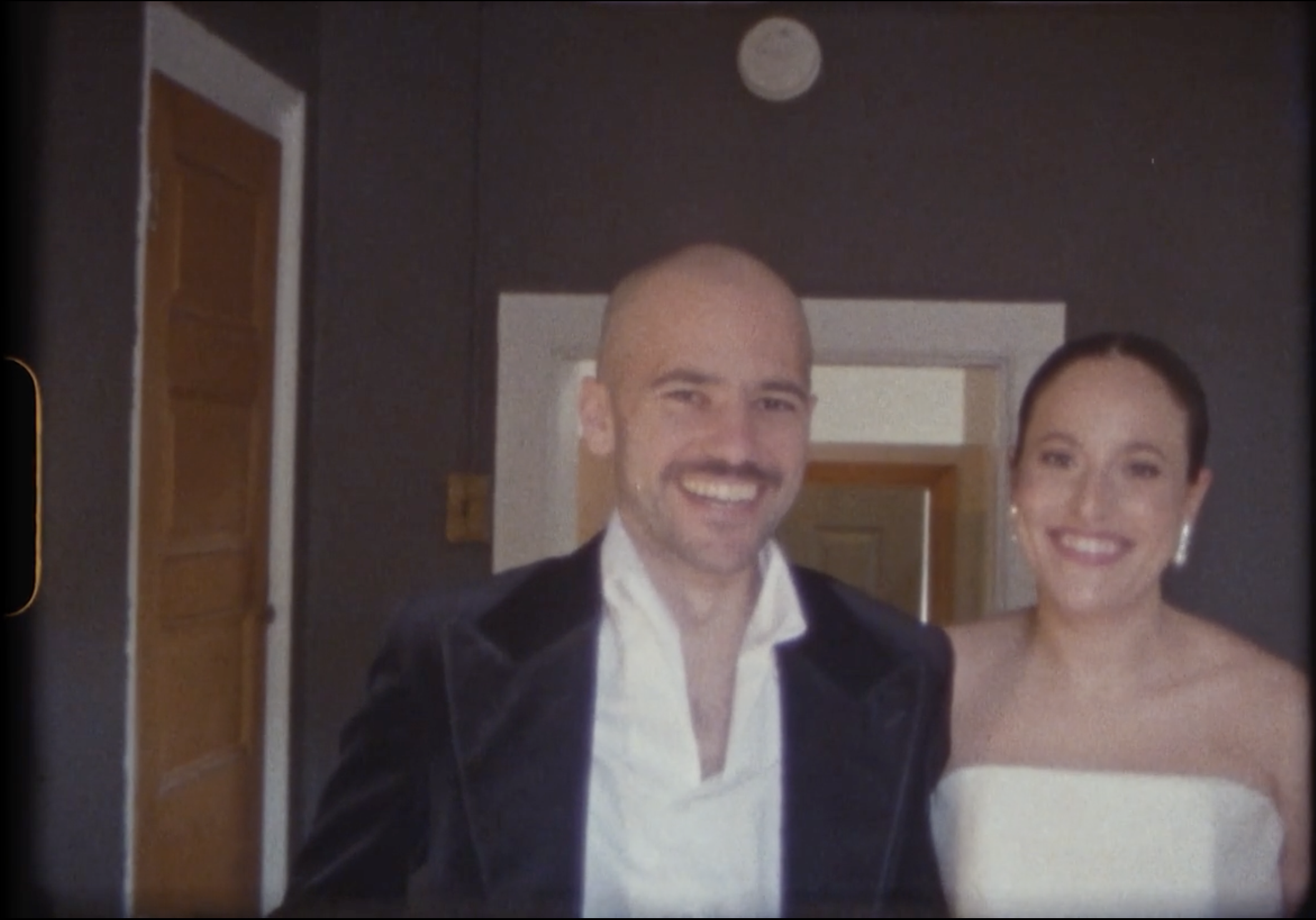super 8 digital mix wedding video