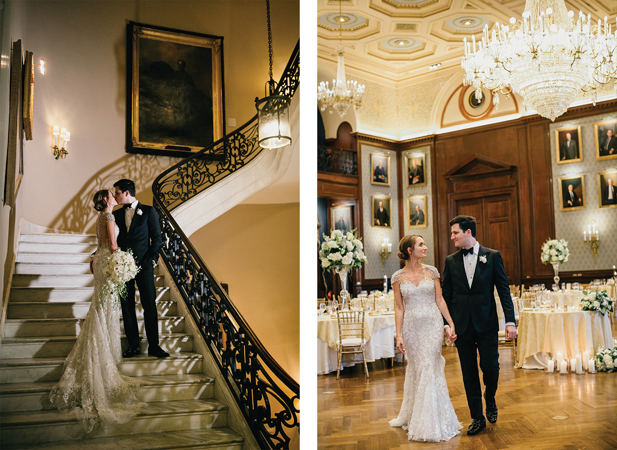 union league of Philadelphia wedding photos