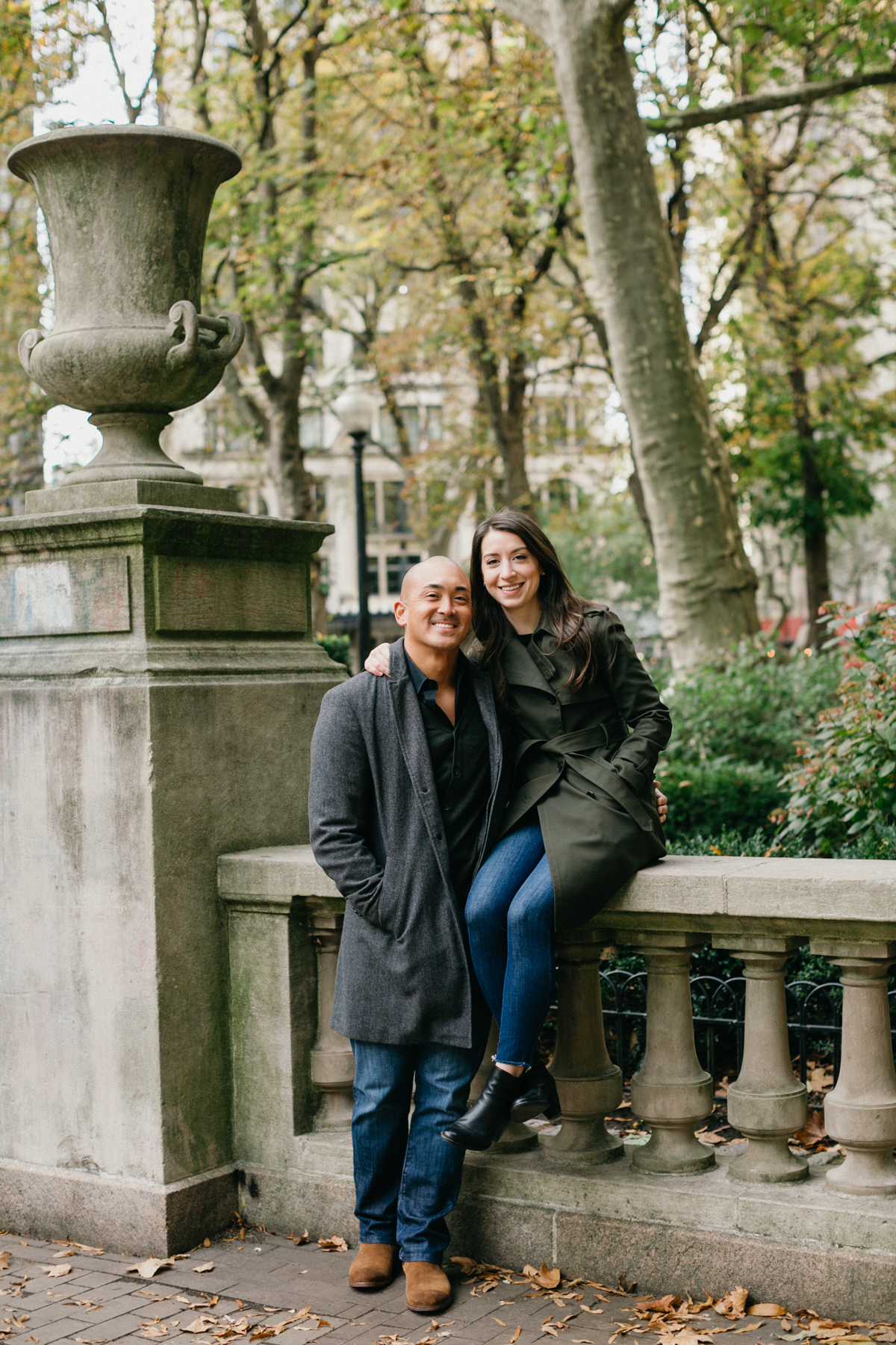 rittenhouse square engagement photos