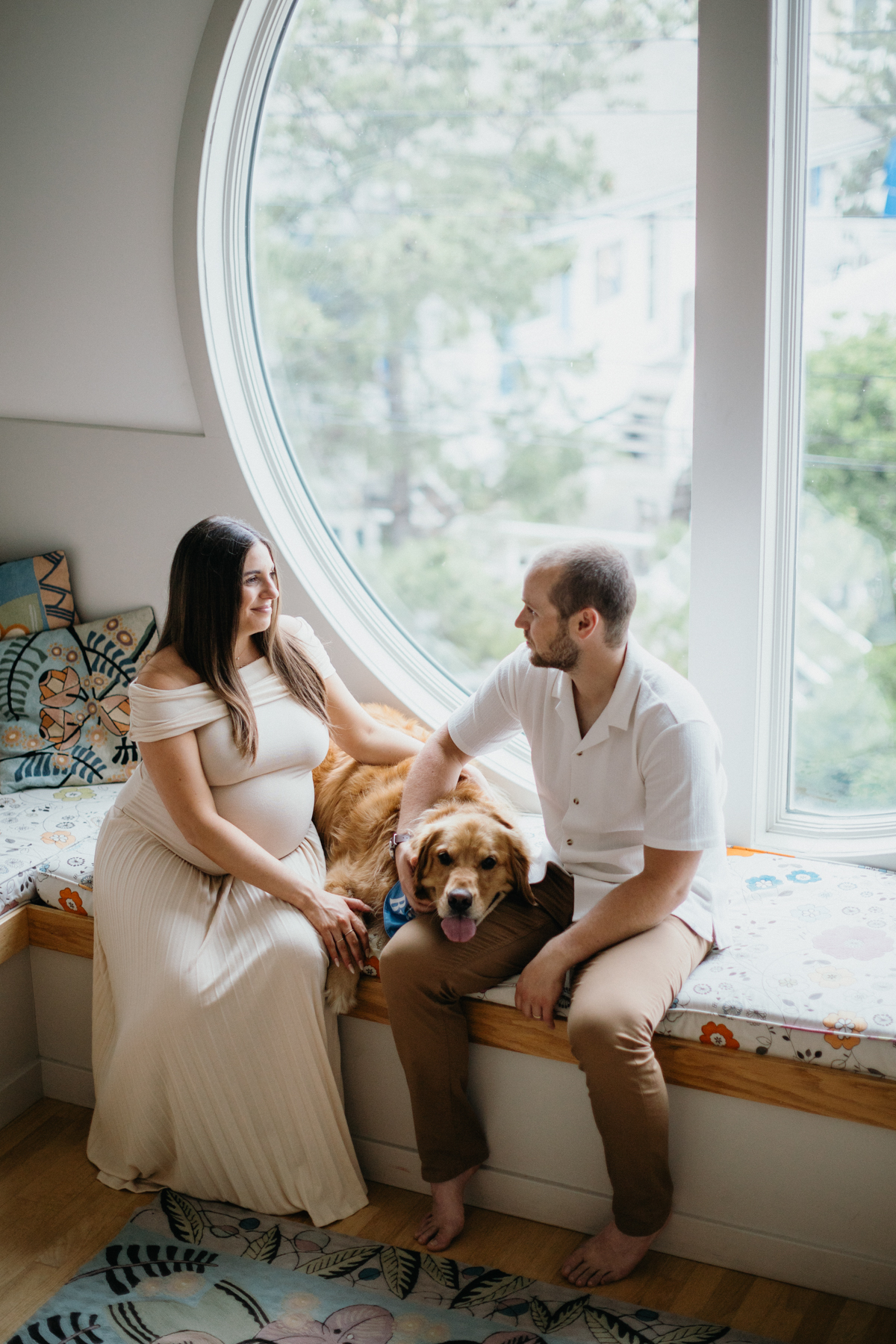 at home maternity session