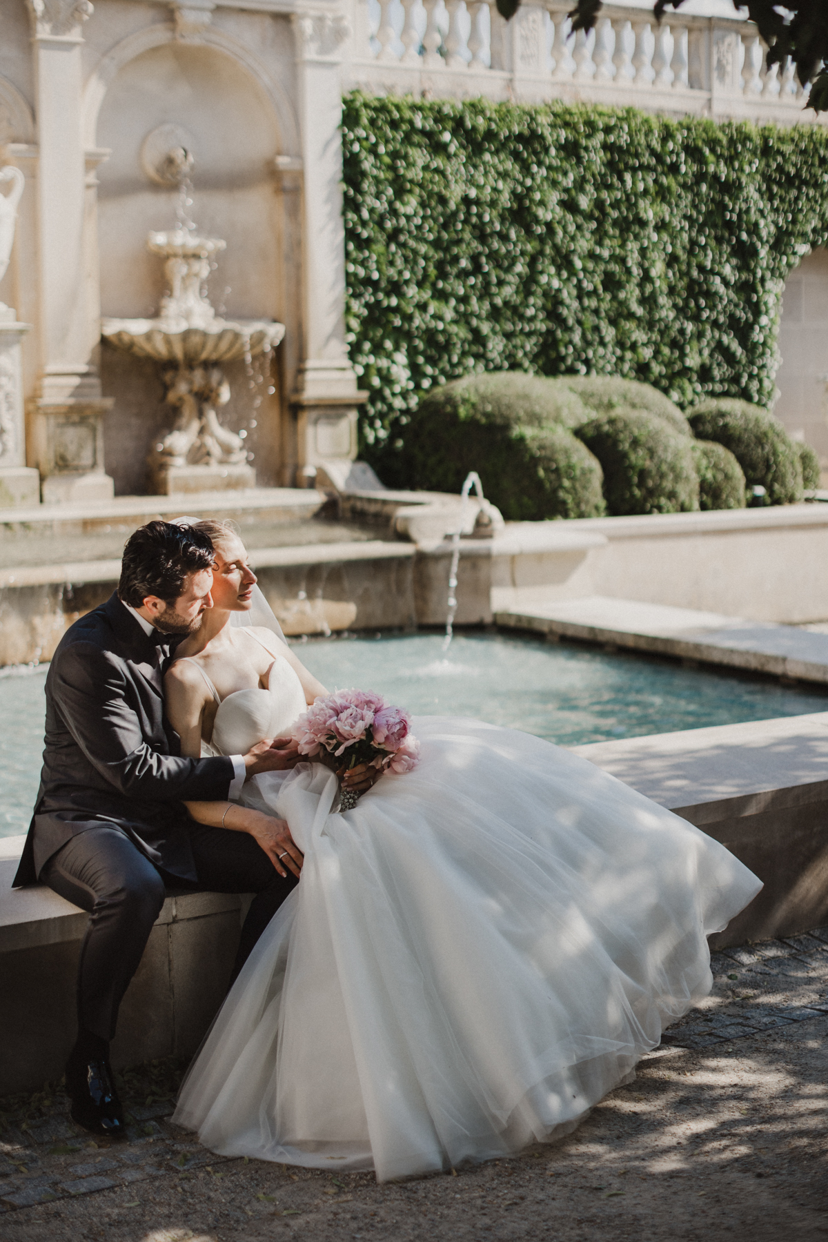 high end longwood gardens wedding