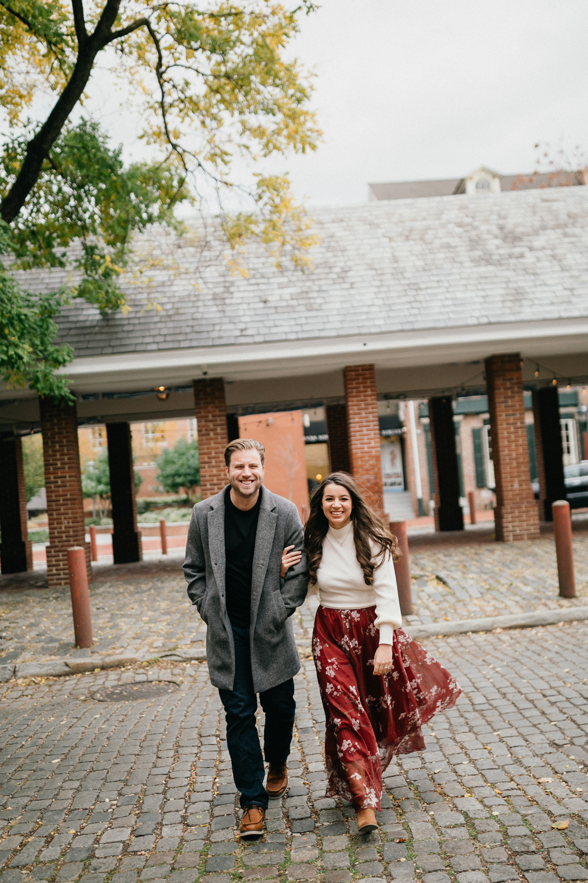 philly engagement session old city