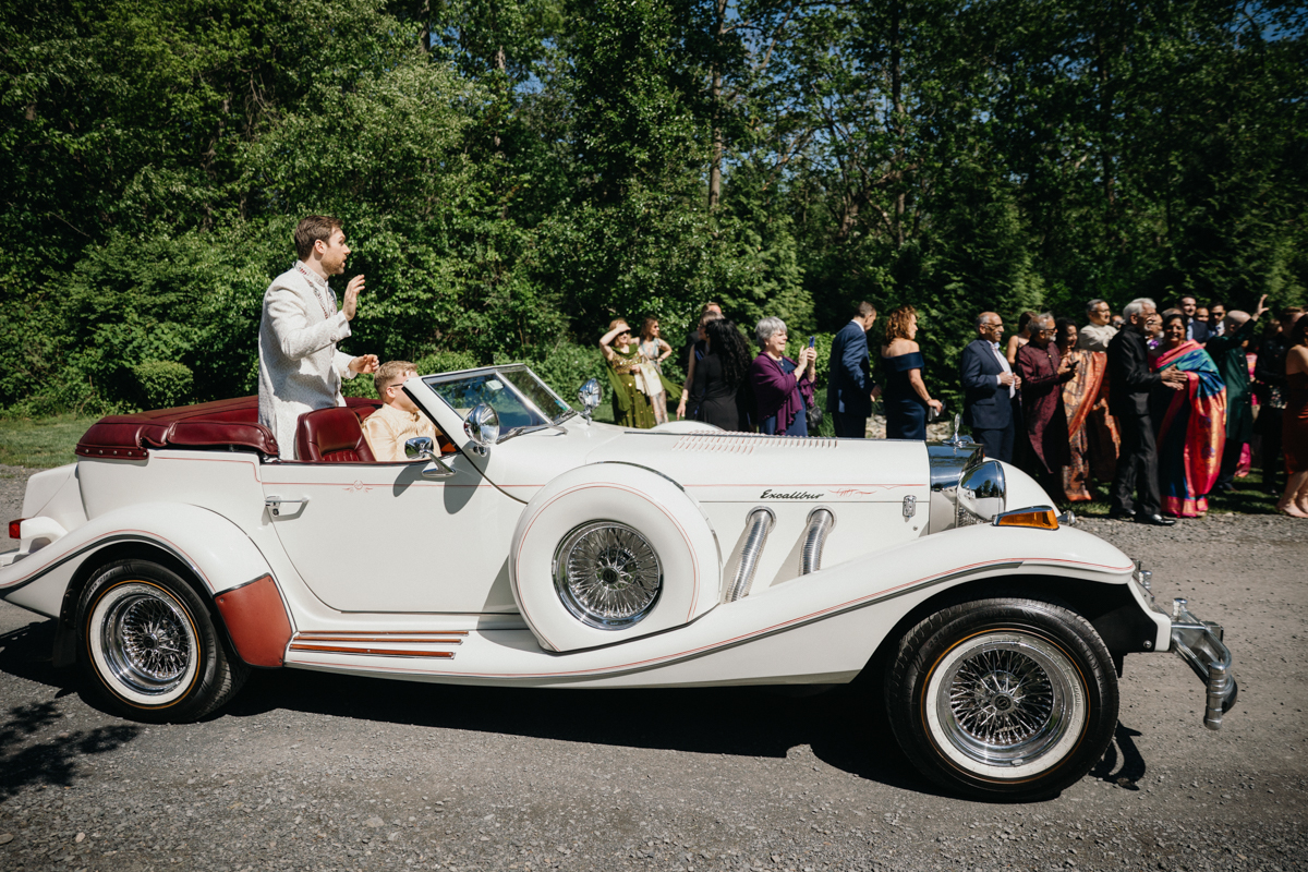 pen ryn estate baraat indian wedding